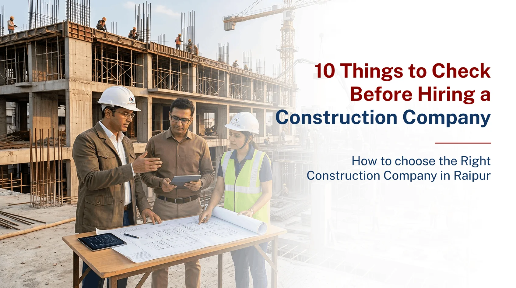 How to Choose the Right Construction Company in Raipur: 10 Things to Check Before Hiring