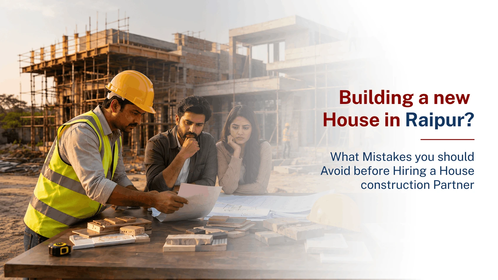 Building a new House in Raipur? What Mistakes you should Avoid before Hiring a House Construction Partner